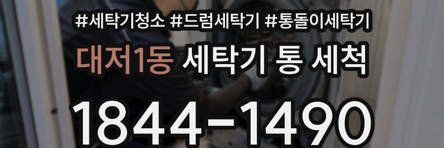 대저1동 세탁기 통 세척