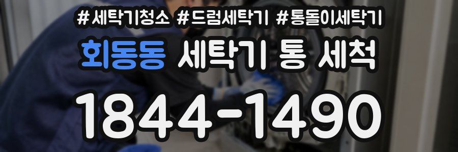 회동동 세탁기 통 세척