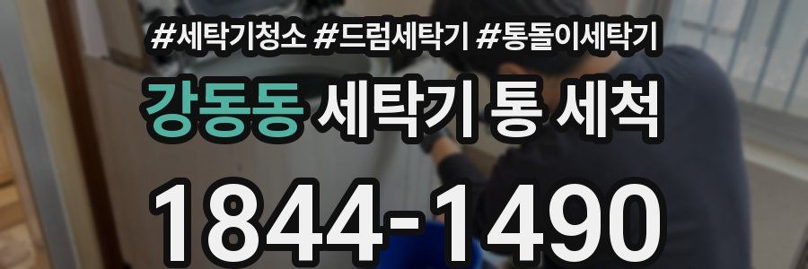 강동동 세탁기 통 세척