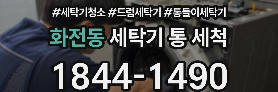 화전동 세탁기 통 세척