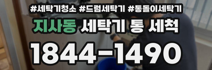 지사동 세탁기 통 세척