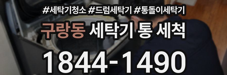 구랑동 세탁기 통 세척