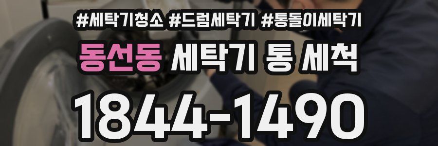 동선동 세탁기 통 세척
