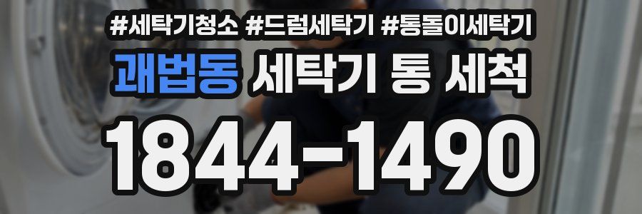 괘법동 세탁기 통 세척