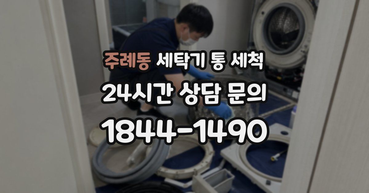 주례동 세탁기 통 세척