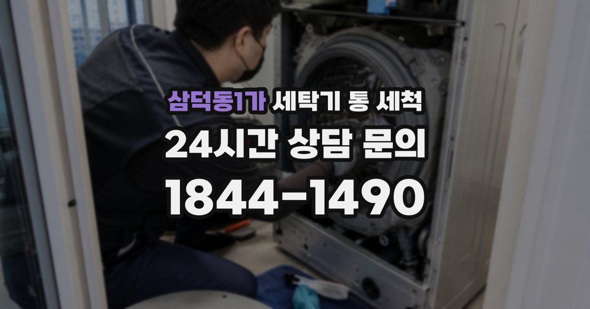 삼덕동1가 세탁기 통 세척