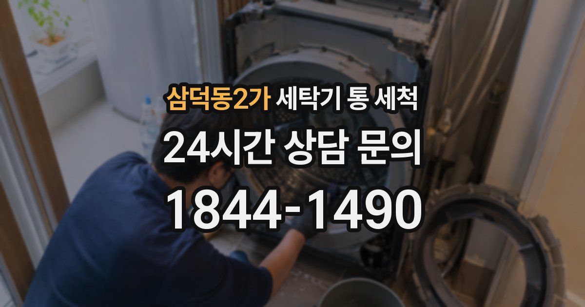 삼덕동2가 세탁기 통 세척