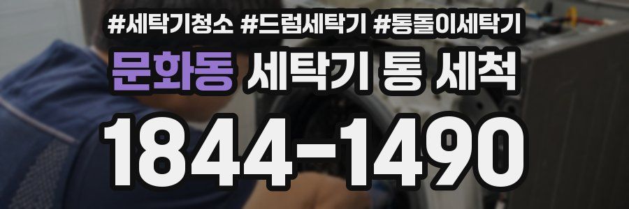 문화동 세탁기 통 세척