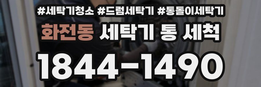 화전동 세탁기 통 세척