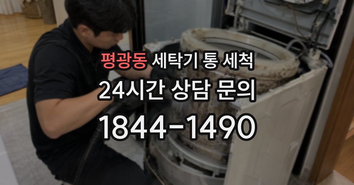 평광동 세탁기 통 세척
