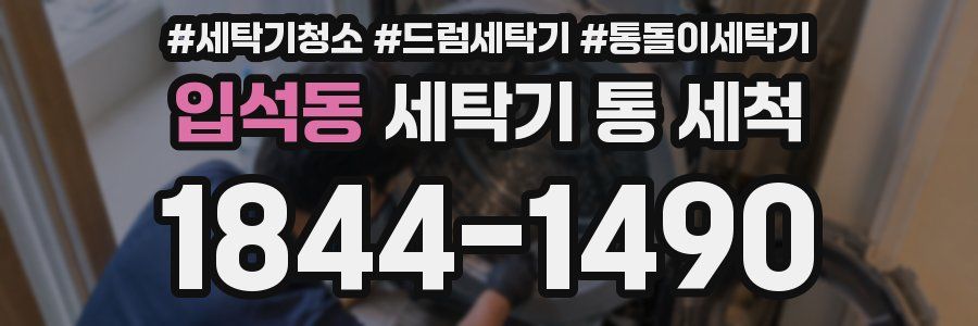 입석동 세탁기 통 세척