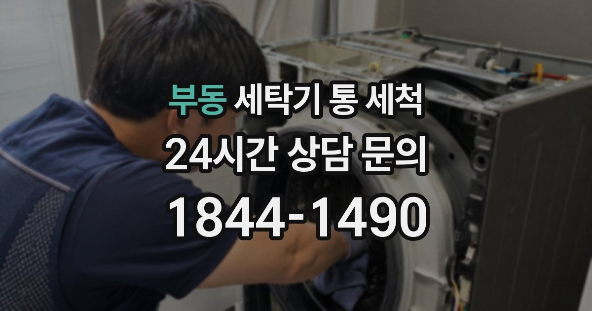 부동 세탁기 통 세척