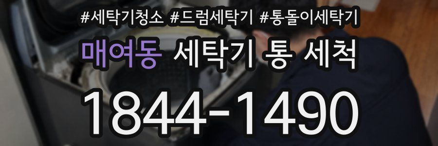 매여동 세탁기 통 세척