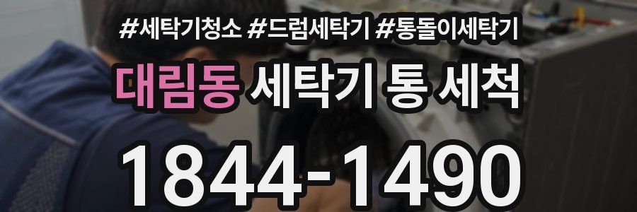 대림동 세탁기 통 세척