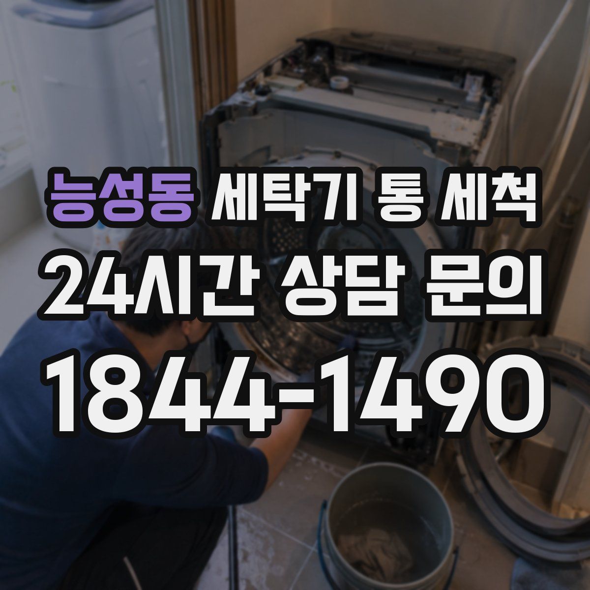능성동 세탁기 통 세척