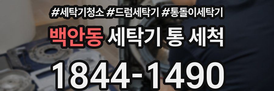 백안동 세탁기 통 세척