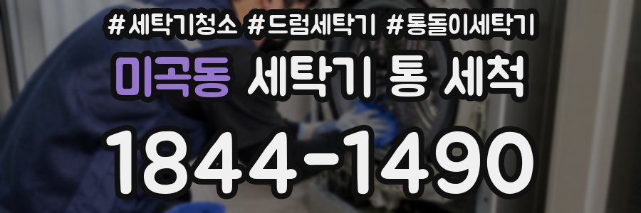 미곡동 세탁기 통 세척