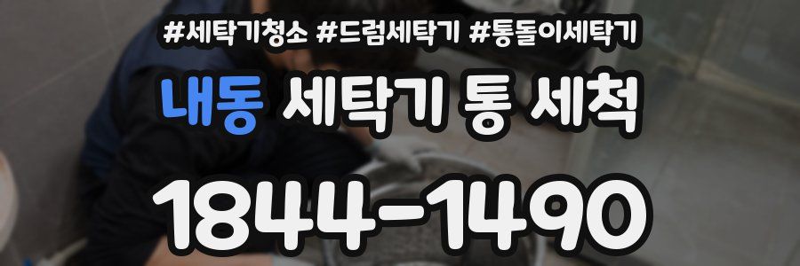 내동 세탁기 통 세척