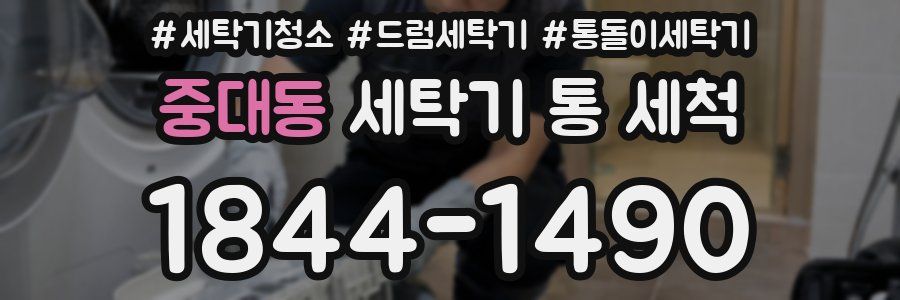 중대동 세탁기 통 세척