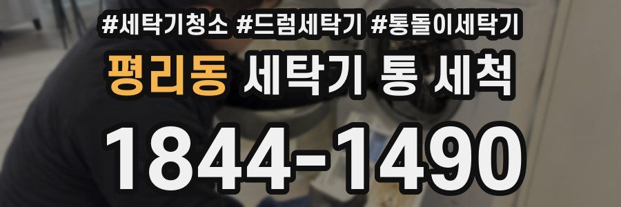 평리동 세탁기 통 세척