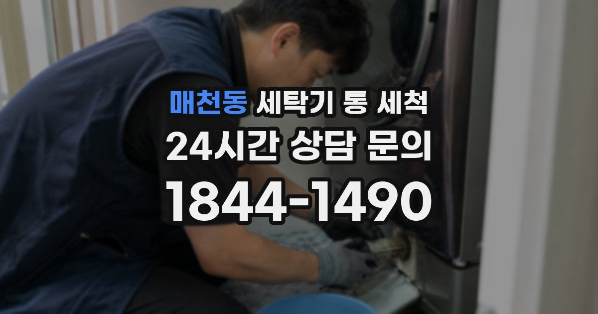 매천동 세탁기 통 세척