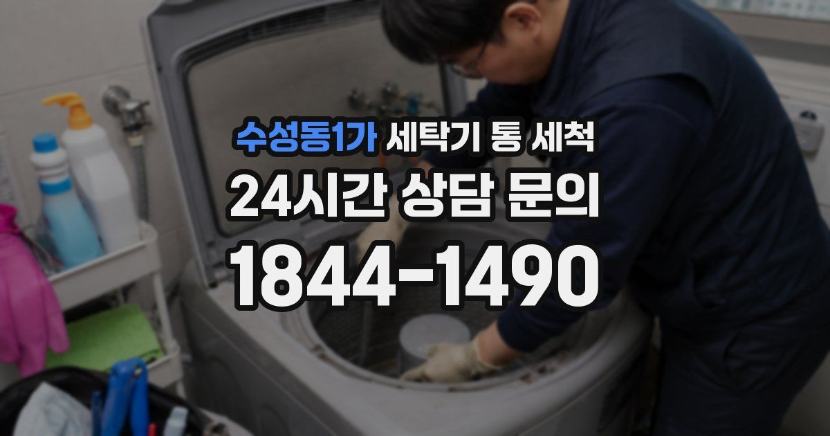 수성동1가 세탁기 통 세척