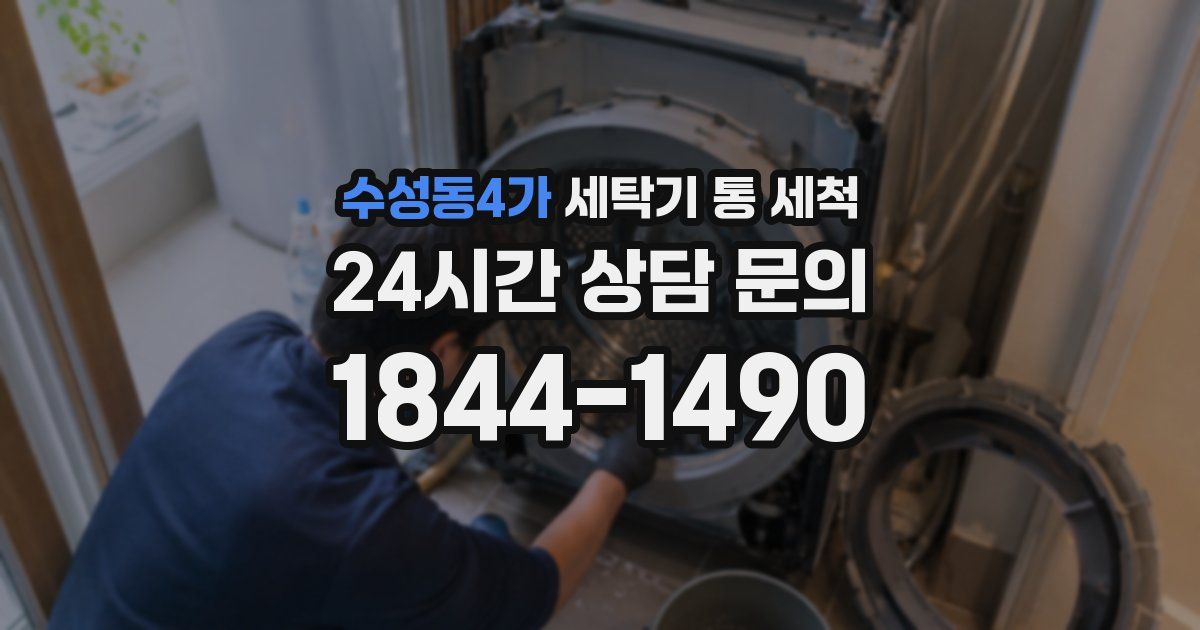 수성동4가 세탁기 통 세척