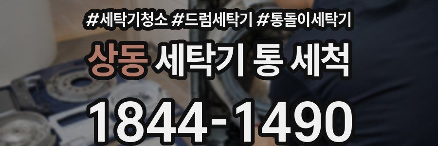 상동 세탁기 통 세척