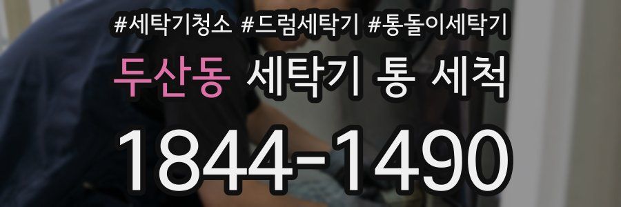 두산동 세탁기 통 세척