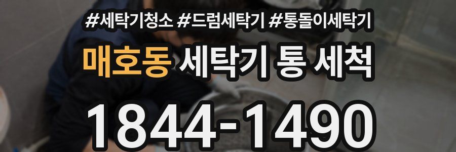 매호동 세탁기 통 세척