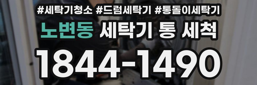 노변동 세탁기 통 세척