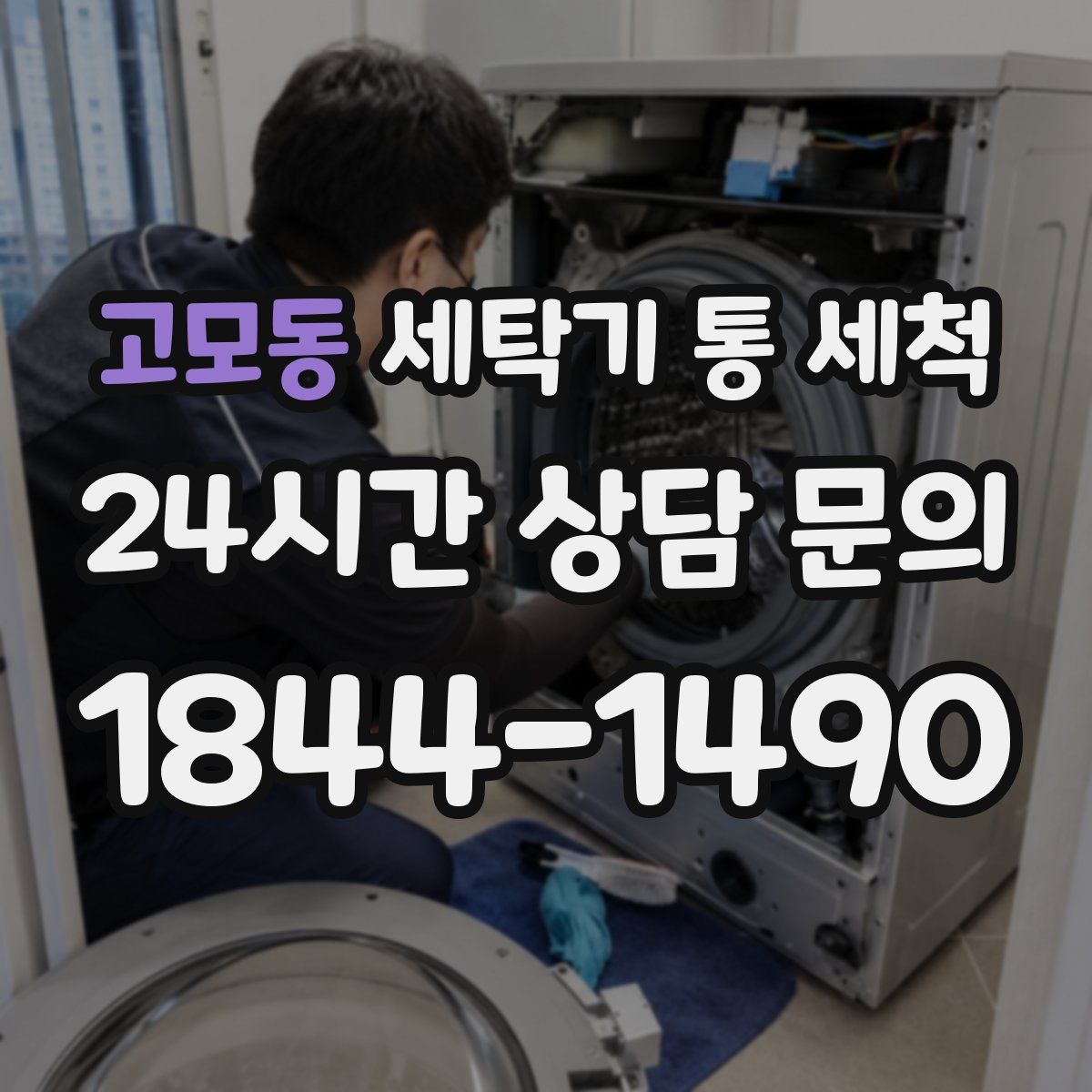 고모동 세탁기 통 세척