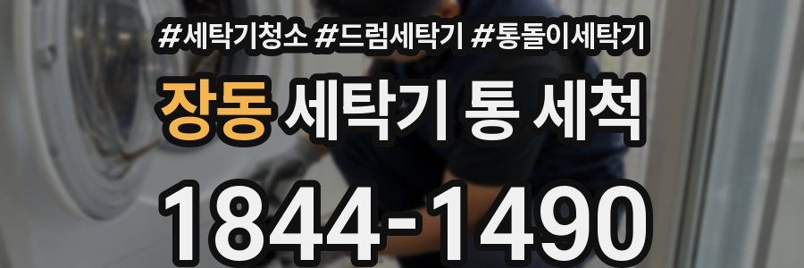 장동 세탁기 통 세척