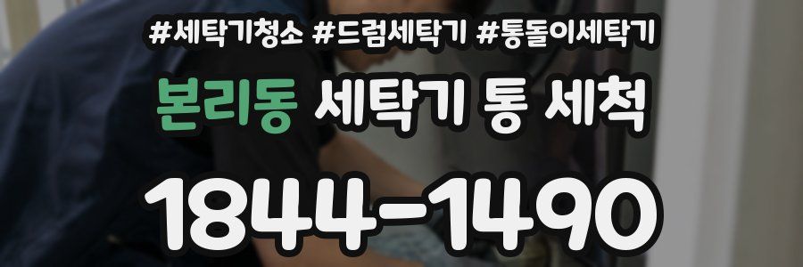 본리동 세탁기 통 세척