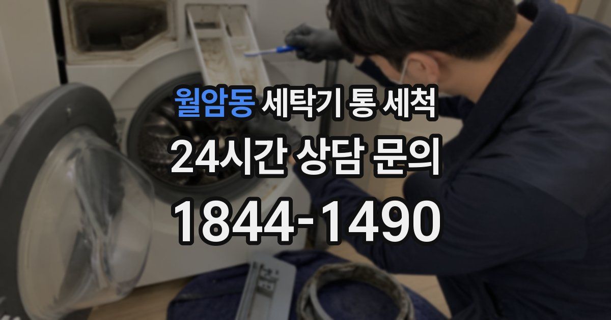 월암동 세탁기 통 세척