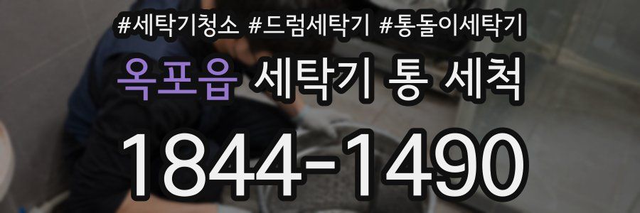 옥포읍 세탁기 통 세척