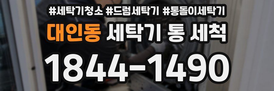 대인동 세탁기 통 세척