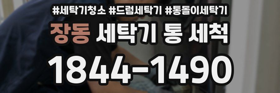 장동 세탁기 통 세척