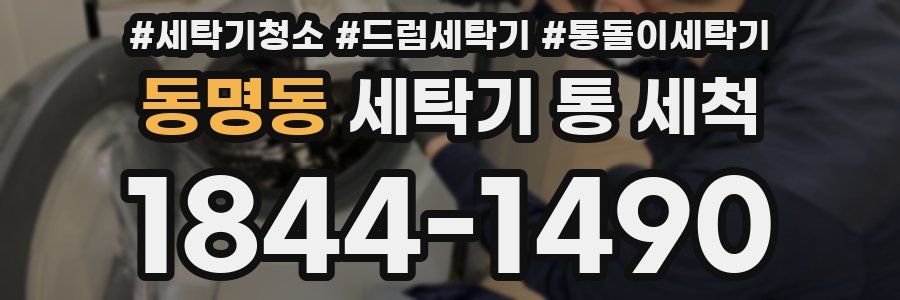 동명동 세탁기 통 세척