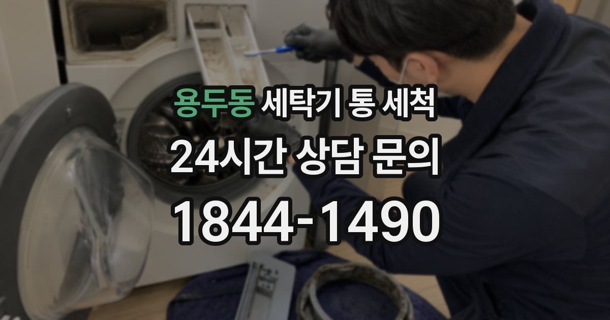 용두동 세탁기 통 세척