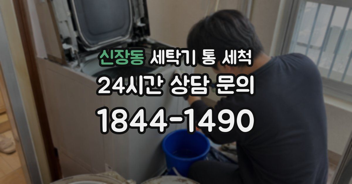 신장동 세탁기 통 세척