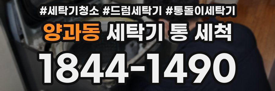 양과동 세탁기 통 세척