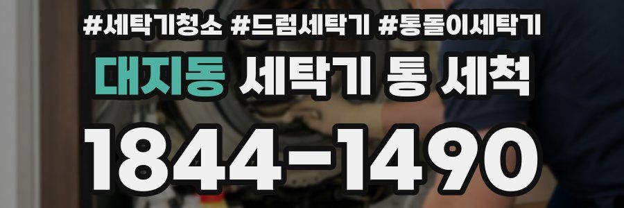 대지동 세탁기 통 세척