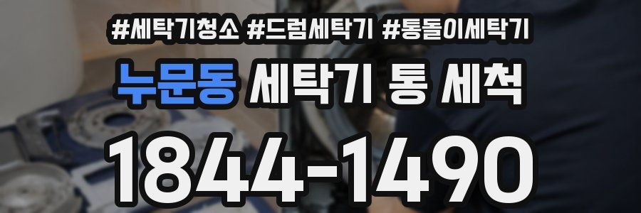 누문동 세탁기 통 세척