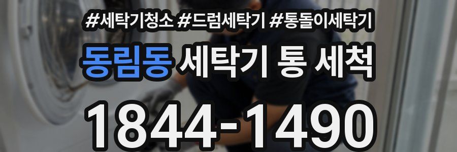 동림동 세탁기 통 세척