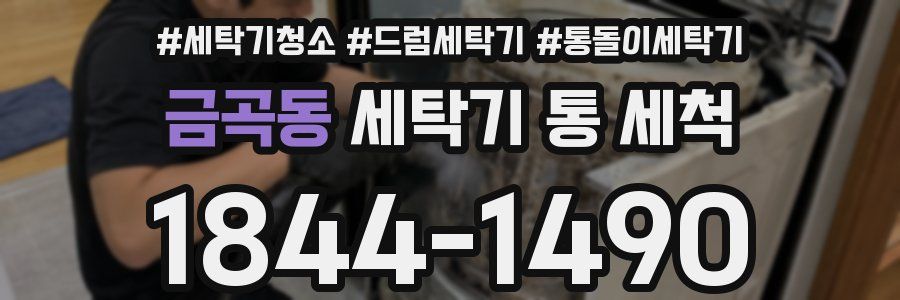 금곡동 세탁기 통 세척