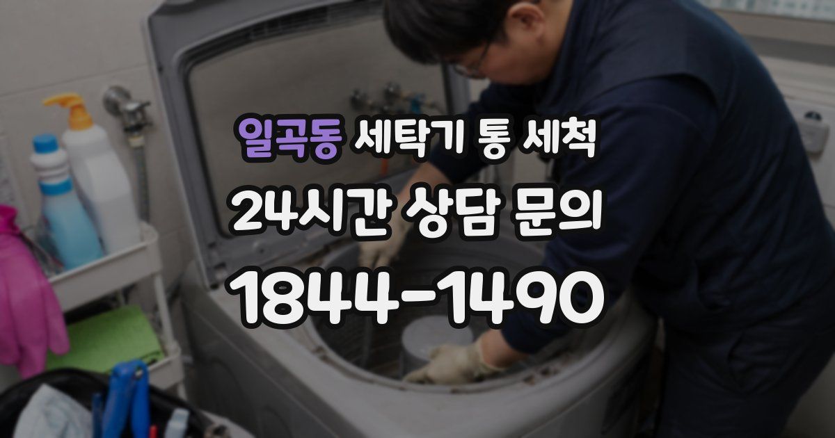 일곡동 세탁기 통 세척