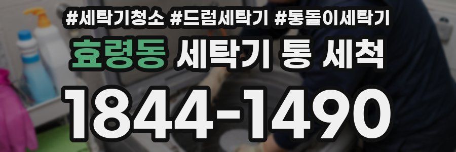 효령동 세탁기 통 세척