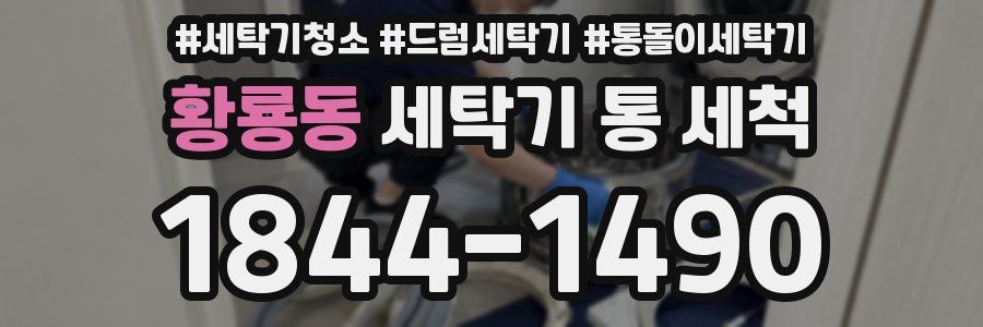황룡동 세탁기 통 세척