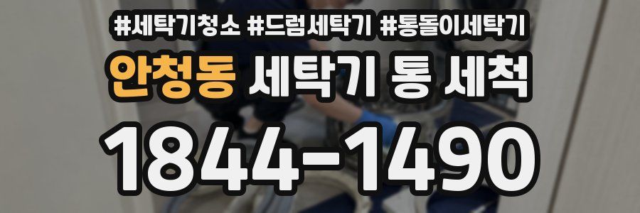 안청동 세탁기 통 세척